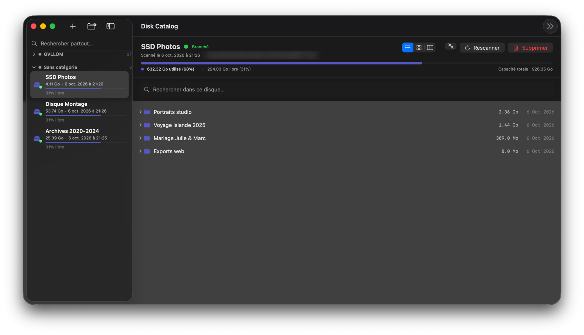 Disk Catalog